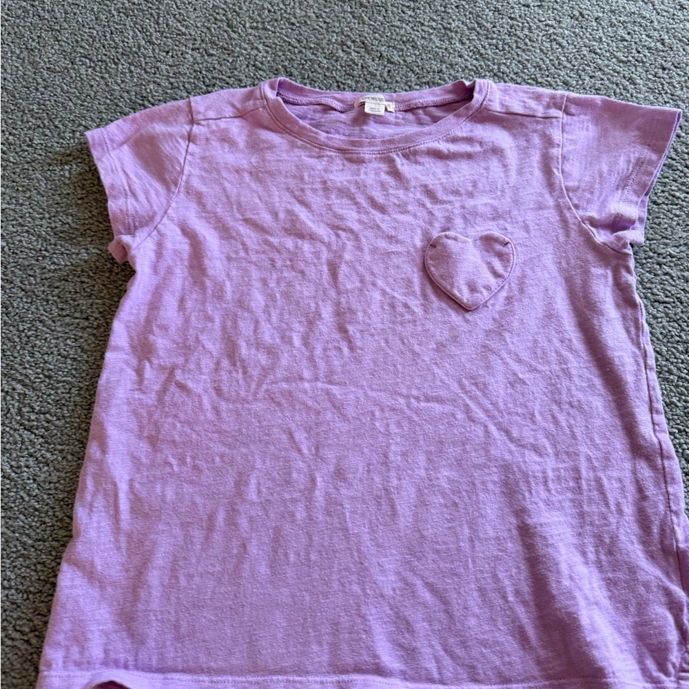J Crew Girls Mixed Short Sleeve Tee Lot - Pastel & Stripes, Size 10 - Picture 9 of 11